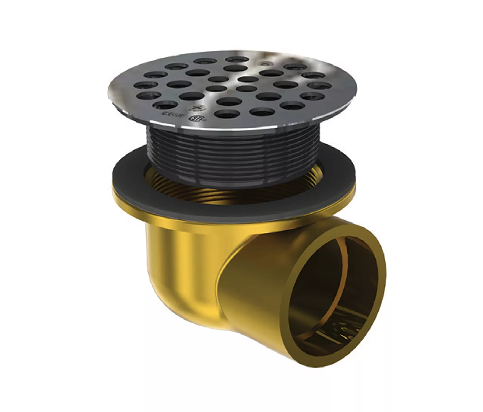 MMLPSO20 2 Side Outlet Drain MMLPS020 Mincey Marble