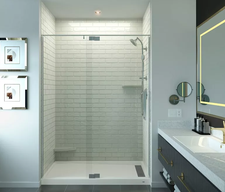 TS-VN: Savannah Shower Wall Panel | Mincey Marble