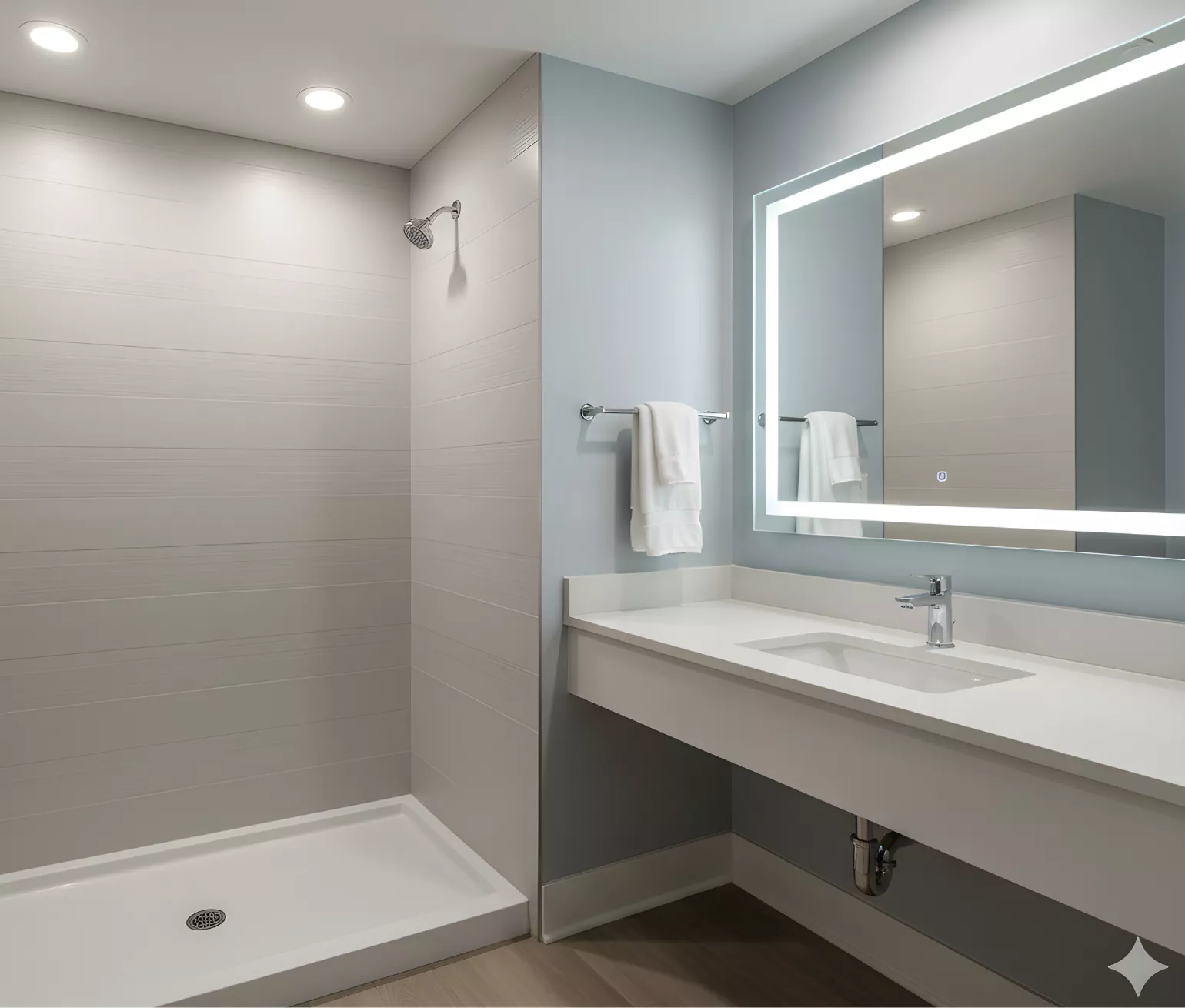 TS-EV: Siena Shower Wall Panel | Mincey Marble