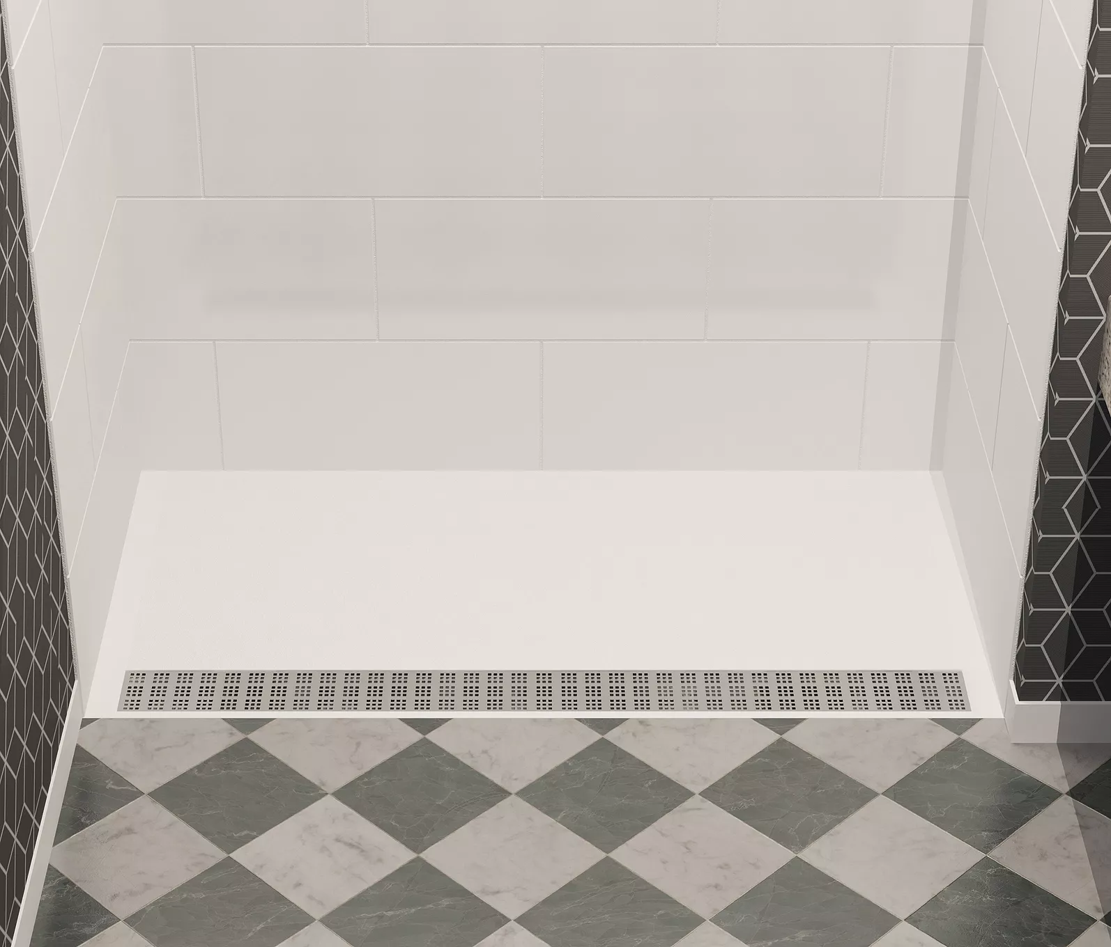 TDRI36ADJ62 3136 Adjustable RollIn Trench Drain Pan TDRI36ADJ