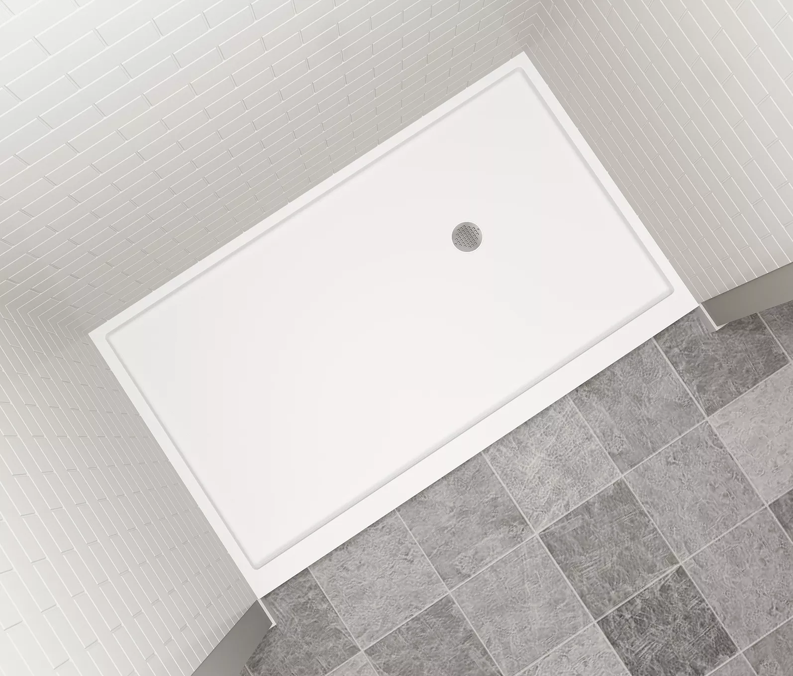 Linear Shower Drains (SP), Satin Finish