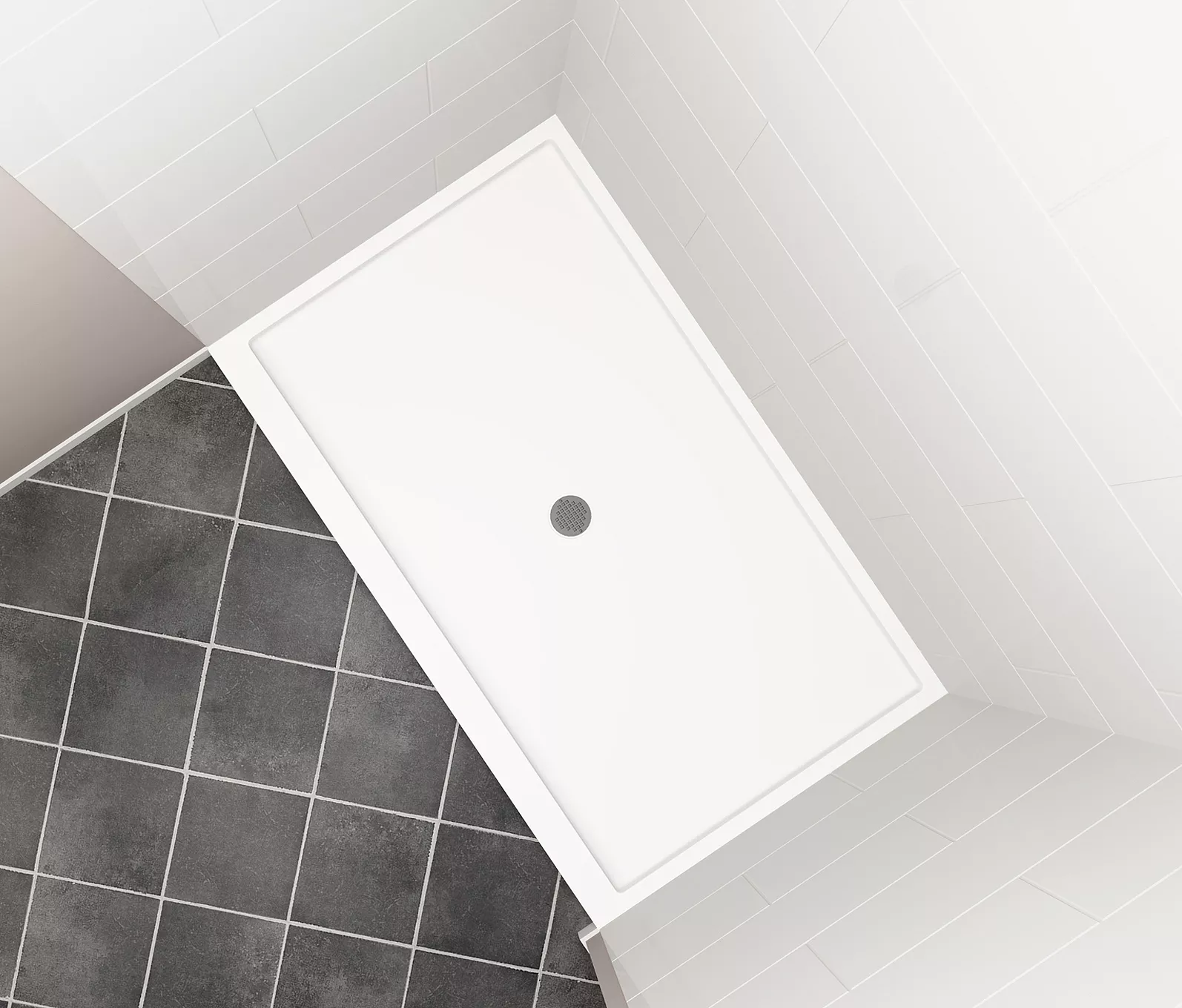 Linear Shower Drains (SP), Satin Finish