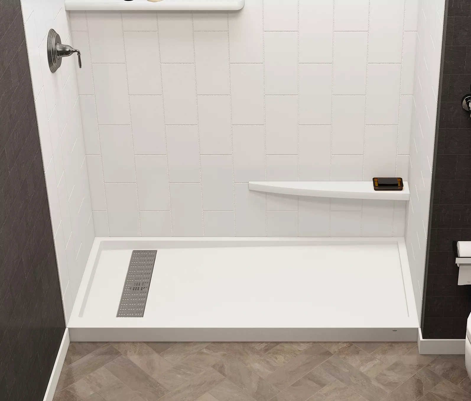 Commercial Shower Pans Renovation TD30 60 Shower Pan Mincey Marble